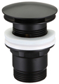 Bunnventil pop-up 1 1/4" Ø66 mm svart
